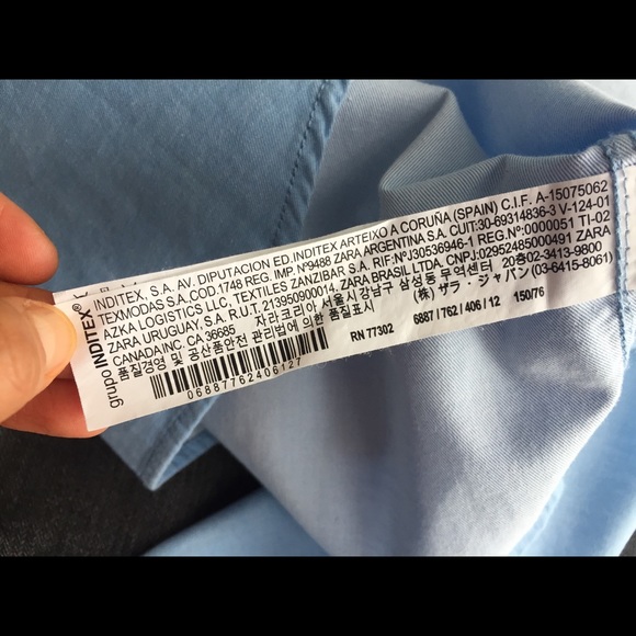 Zara Boys Shirt Long Sleeve - Picture 8 of 8